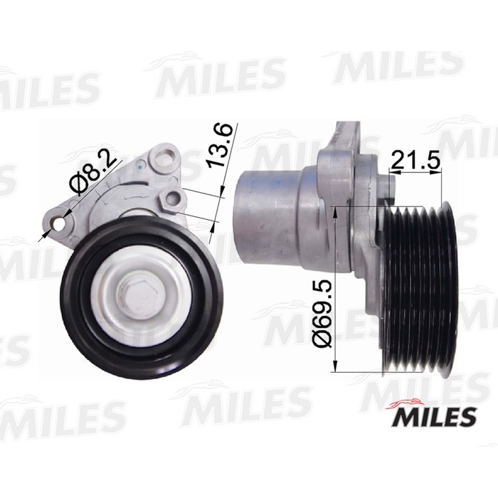 Натяжитель ремня приводного MILES AG00306