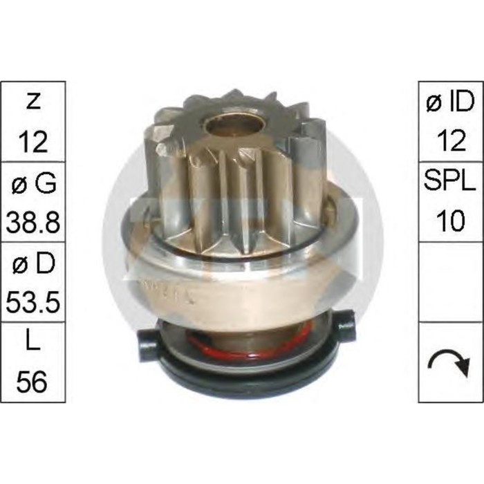 Бендикс стартера ERA ZN1642