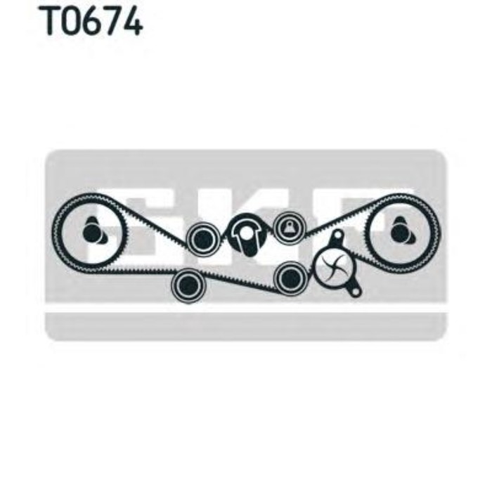 Ремкомплект ГРМ SKF VKMA98000