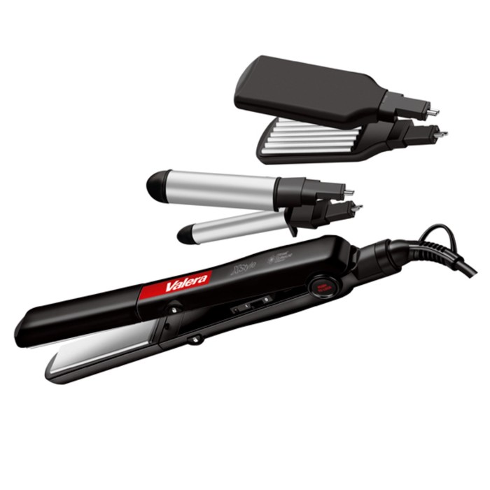 Мультистайлер Valera 645.01 Straightener Xstyle, 30 Вт, 3 насадки, ионизация, d=19 мм