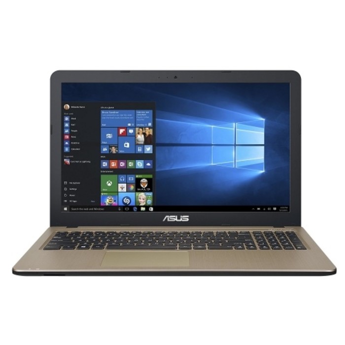 Ноутбук Asus VivoBook X540NA-GQ008T 15.6&quot;/1366x768/Pentium N4200/4Gb/500Gb/HD505/W10 черный   391443