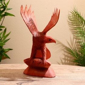 Souvenir wood bird-of-Prey 40h15h20 cm