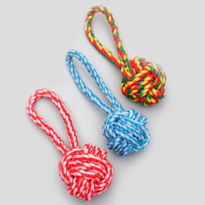 Канатная игрушка для собак