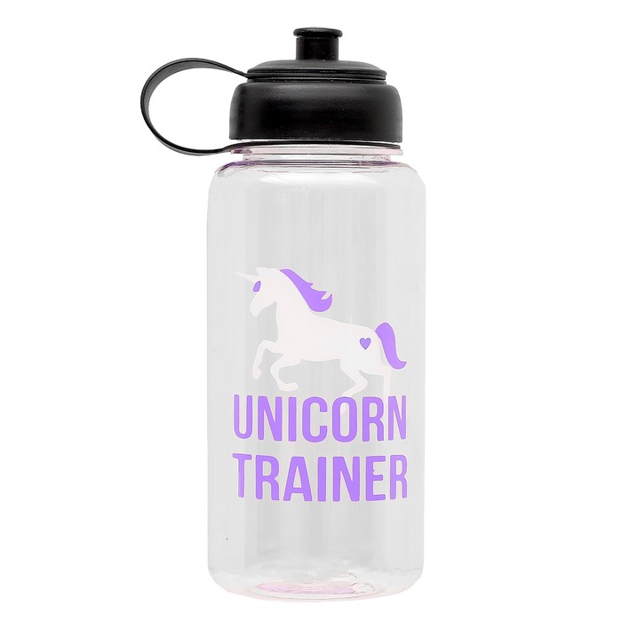 Бутылка для воды 1200 мл UNICORN TRAINER, спортивная, поильник, 9х23 см