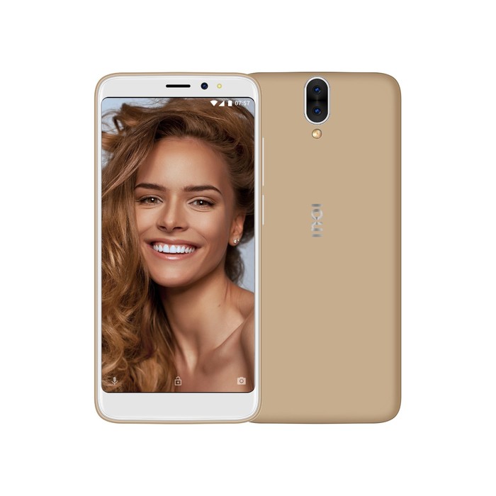 Смартфон INOI 6 Lite 5,5&quot; 1280*640, 8Gb, 1Gb RAM, 13+8+0,3Mp, 4750mAh золотой