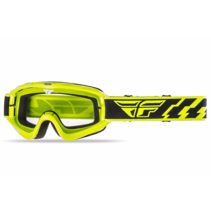 Очки кросс FLY RACING FOCUS yellow clear