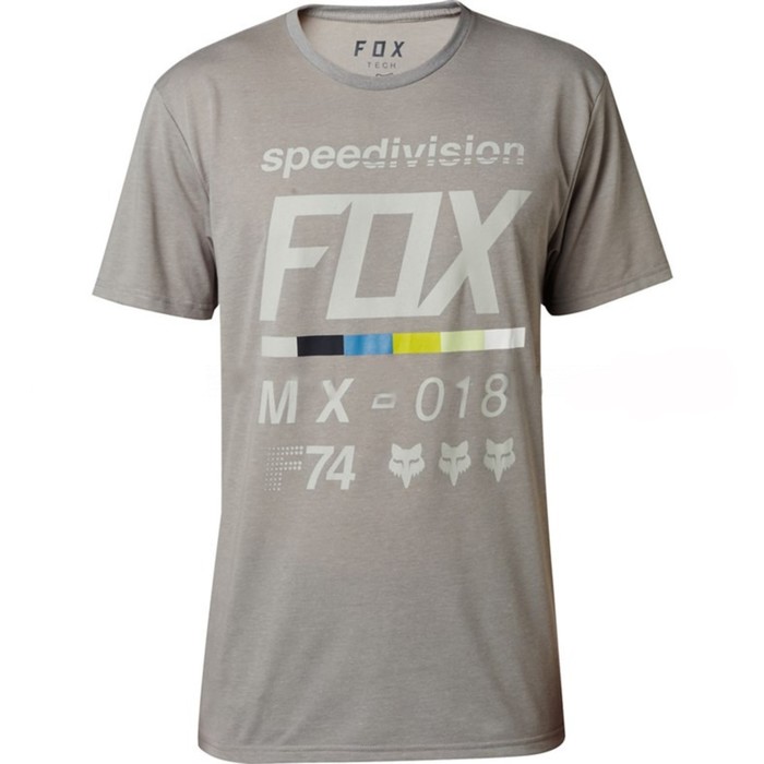 Футболка Fox Draftr SS Tech Tee Heather Dark Grey, S