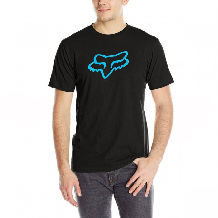 Футболка Fox Legacy Foxhead SS Tee Black/Blue, S