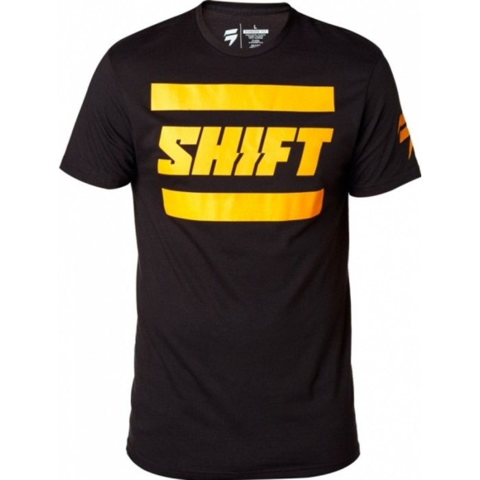 Футболка Shift Black Label Tee Black/Yellow, L