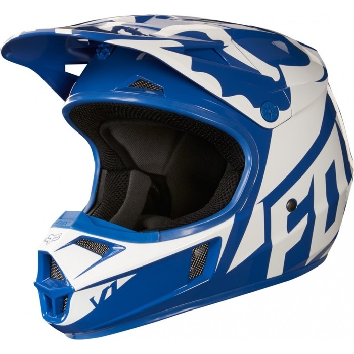 Шлем подростковый Fox V1 Race Youth Helmet Blue, M