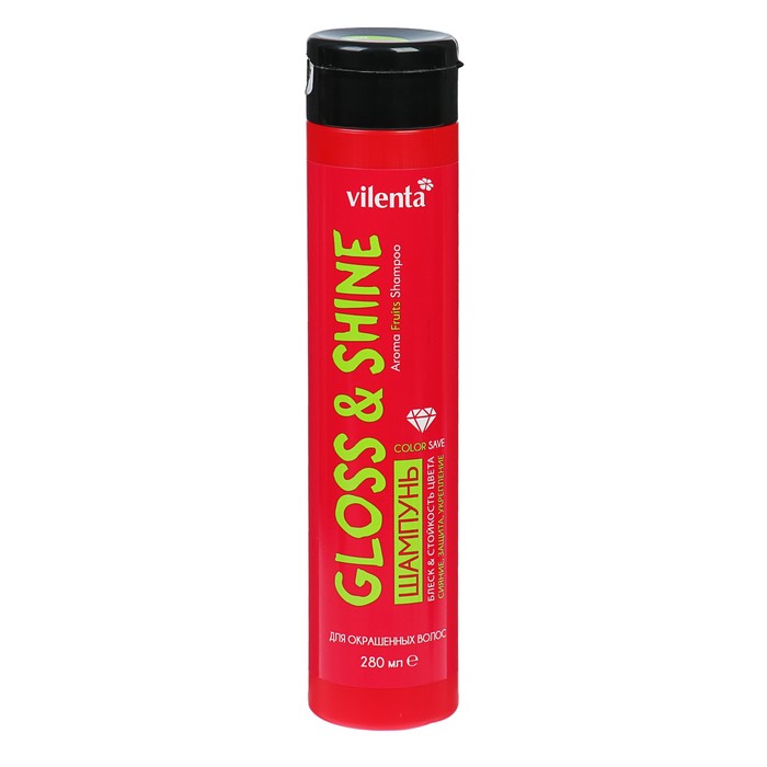 Шампунь Vilenta Gloss&amp;Shine для окрашенных волос, 280 мл