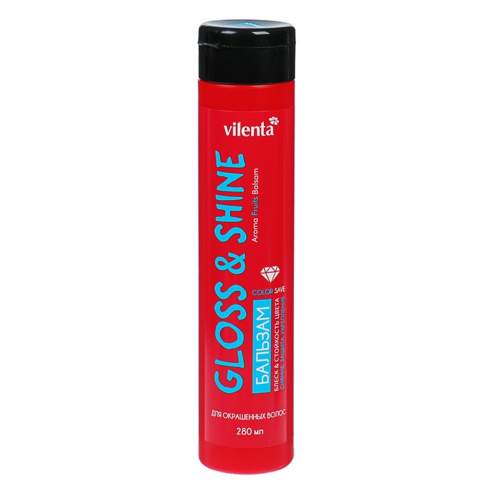 Бальзам Vilenta Gloss&amp;Shine для окрашенных волос, 280 мл