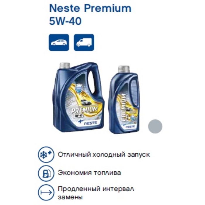 Масло моторное Neste Premium 5W40 1л