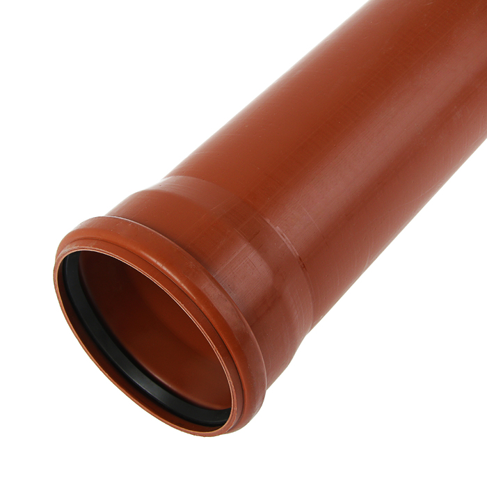 Труба канализационная FLEXTRON, наружная, d=160 мм, толщина 4 мм, 1000 мм - фото 565334