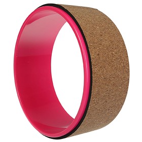 Йога-колесо «Лотос» 33 × 13 см, цвет розовый