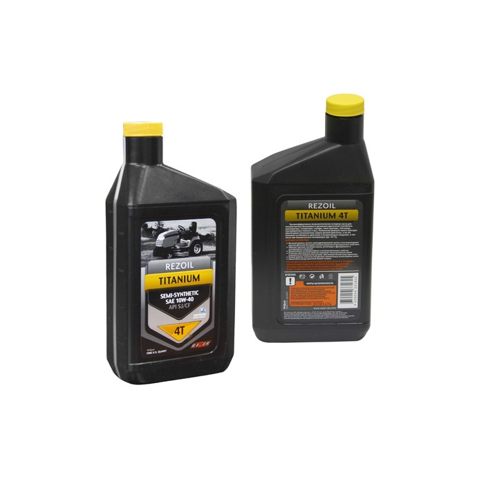 Масло Rezoil TITANIUM 4Т, для 4Т двиг., п/синт., до -30°С, SAE 10W-40 API SJ/CF, 0.946 л