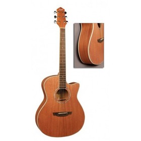 Акустическая гитара FLIGHT AG-300C NS - цвет темный натурал