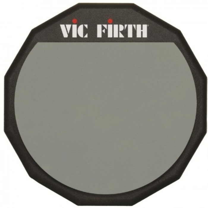 Пэд VIC FIRTH PAD12 односторонний тренировоный , 30 см, мягкая резина (5 мм).