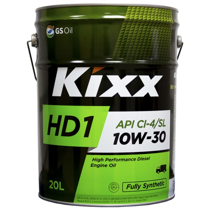 Моторное масло Kixx HD1 CI-4 10W-30 D1, 20 л