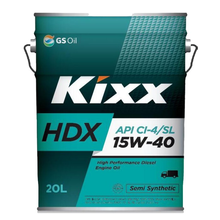 Моторное масло Kixx HDX 15W-40 CI-4/E7 DX, 20 л