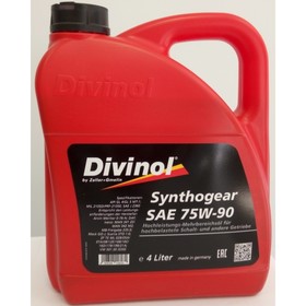 Масло трансмиссионное DIVINOL Synthogear 75w-90 API GL-4/5, 4 л 3937893
