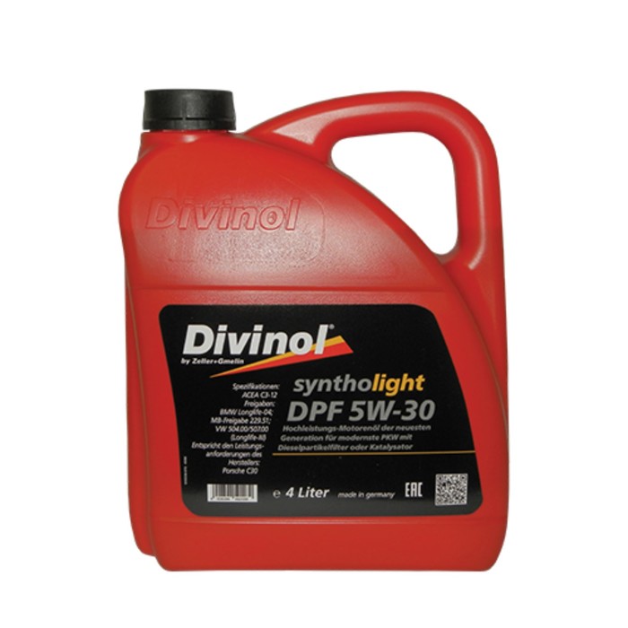 Моторное масло DIVINOL Syntholight DPF 5w-30, 4 л