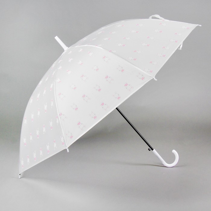 Белый зонт