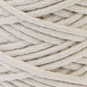 Шнур для вязания 100% хлопок, ширина 5 мм 100м/450гр (ваниль)