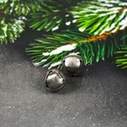 Новогодняя ёлочная игрушка, Набор для создания подвески из ткани "Олень с бубенцами", цвет красный