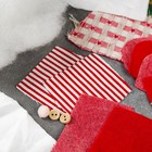 Новогодняя ёлочная игрушка, Набор для создания подвески из фетра "Дед мороз в красных сапожках"