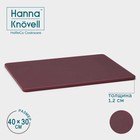 Доска разделочная 40×30 см, толщина 1,2 см, цвет коричневый Доска разделочная 40×30 см, толщина 1,2 см, цвет коричневый