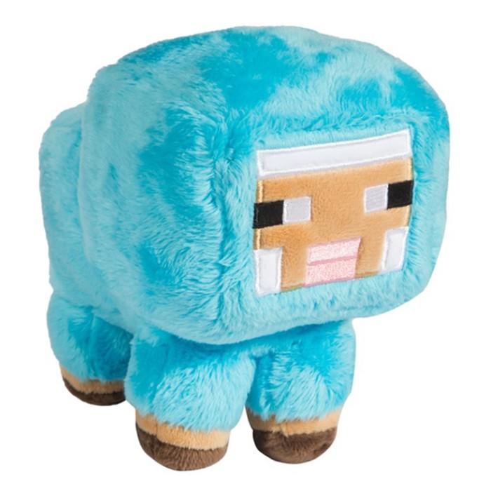 Мягкая игрушка Minecraft Small Baby Sheep blue, 18 см