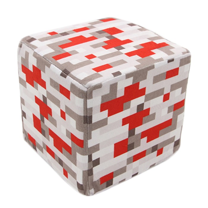 Мягкая игрушка куб Redstone Ore, 20 см