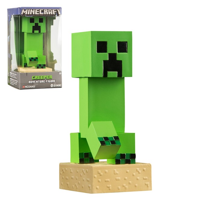 Фигурка Minecraft Adventure Creeper, пластиковая, 10 см