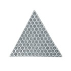 Reflective sticker, triangle, 5x5 cm, white