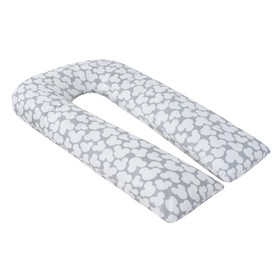 Наволочка к U-образной подушки для беременных, размер 35×340 см, мышонок серый