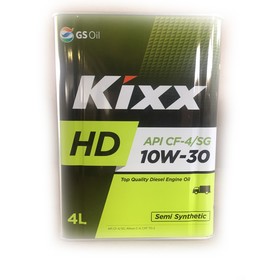 Масло моторное  Kixx HD CF-4 10W-30 Dynamic, 4 л мет.