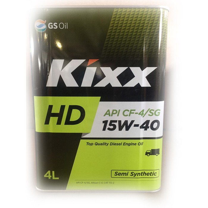 Моторное масло Kixx HD CF-4 15W-40 Dynamic, 4 л мет.