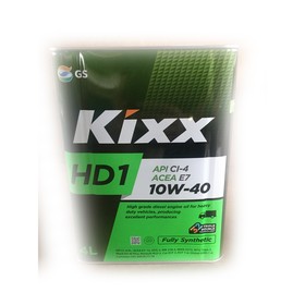 Масло моторное  Kixx HD1 CI-4 10W-40 D1, 4 л мет.