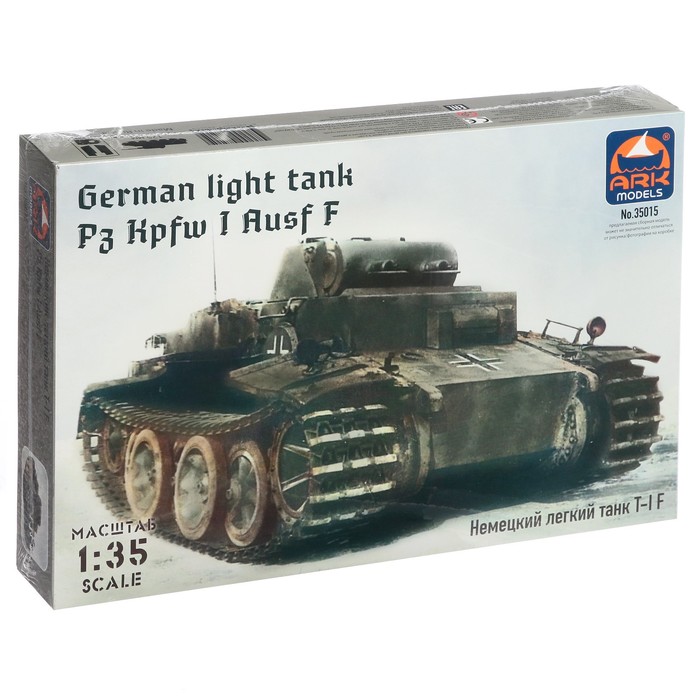 Сборная модель «Немецкий лёгкий танк Т-I F» - фото 4435408
