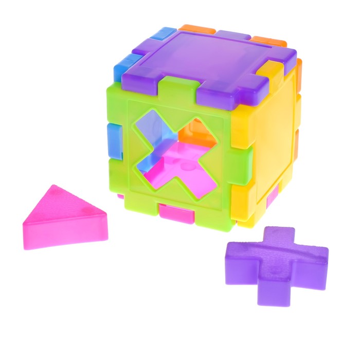 Развивающая игрушка-сортер «Собери куб»