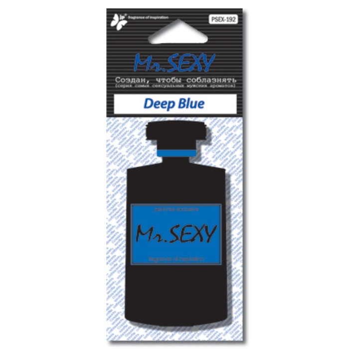 Ароматизатор воздуха подвесной &quot;Mr. Sexy&quot;  Deep Blue, PSEX-192(10/200/1200)