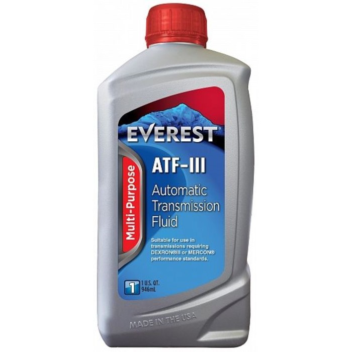 Масло трансмиссионное Everest ATF III H/M, 1 л