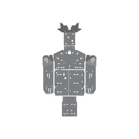 Защита днища, CAN-AM Commander, 1000, 2015-, AL 4 мм 3945983