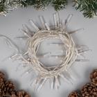 Гирлянда «Нить» 5 м с насадками «Звёздочки», IP20, прозрачная нить, 50 LED, свечение мульти, 8 режимов, 220 В 3590713