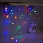 Гирлянда «Нить» 5 м с насадками «Звёздочки», IP20, прозрачная нить, 50 LED, свечение мульти, 8 режимов, 220 В 3590713