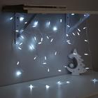 Гирлянда «Нить» 5 м с насадками «Звёздочки», IP20, прозрачная нить, 50 LED, свечение белое, 8 режимов, 220 В 3590714