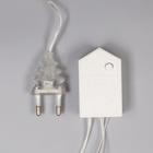 Гирлянда «Нить» 5 м с насадками «Звёздочки», IP20, прозрачная нить, 50 LED, свечение белое, 8 режимов, 220 В 3590714