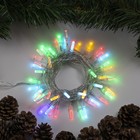 Гирлянда "Нить" с насадками “Хрусталик”, 5 м, LED-50-220V, 8 режимов, нить прозрачная, свечение мульти 2361615 Гирлянда "Нить" с насадками “Хрусталик”, 5 м, LED-50-220V, 8 режимов, нить прозрачная, свечение мульти 2361615