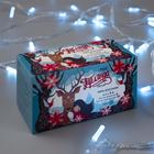 Гирлянда «Нить» 5 м с насадками «Хрусталики», IP20, прозрачная нить, 50 LED, свечение аквамарин, 8 режимов, 220 В 3590718